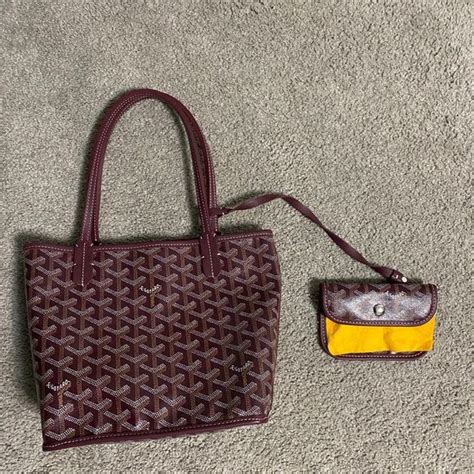 goyardine belvedere purple handbags.